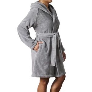 LACTOSE- Fairplay Robe, 100% Cotton, Hooded, Straight, Above the Knee